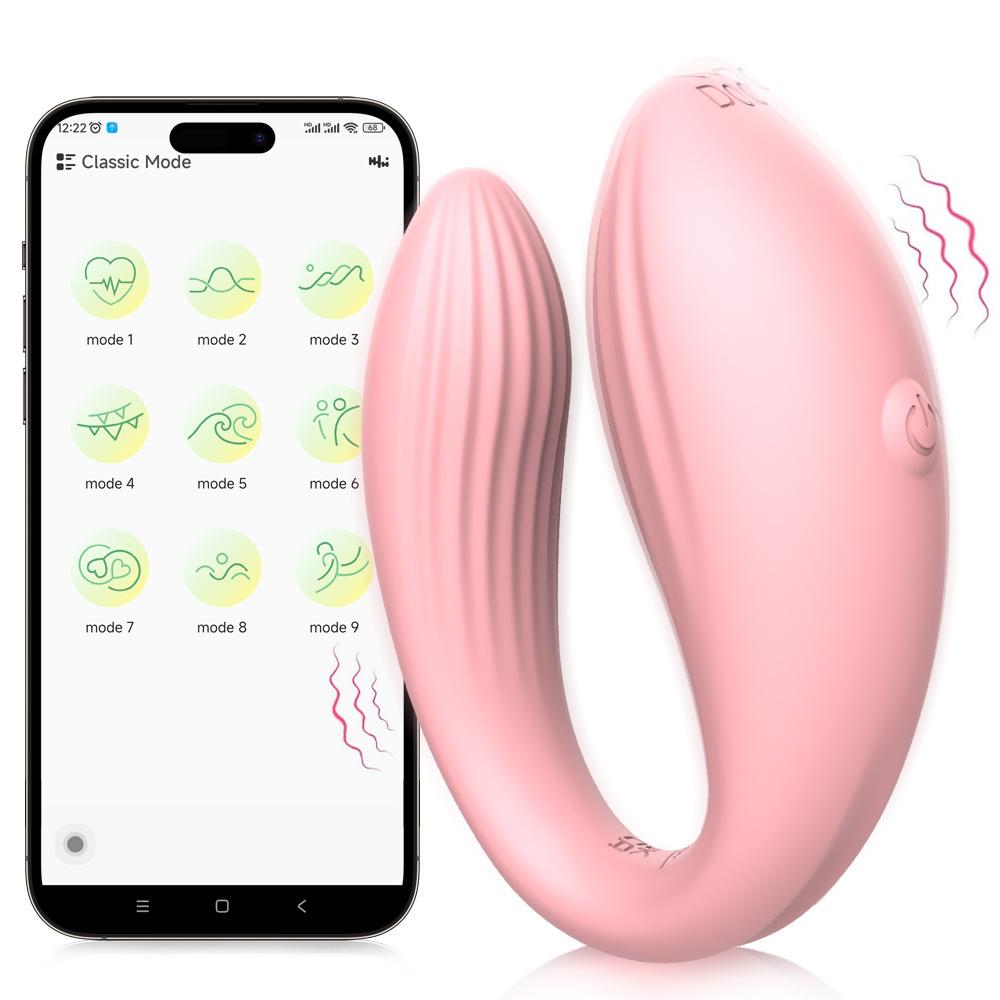 Wearable Couples Pleasure APP Control Vibrator Silicone Waterproof Adult Sex Toys G-Spot 10 Vibration Modes Masturbator Dildo