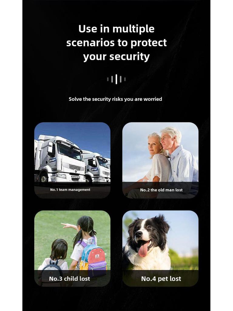 GF10 Smart Positioning Anti-Lost Device: Global GPS Tracker for People, Vehicles, and Luggage