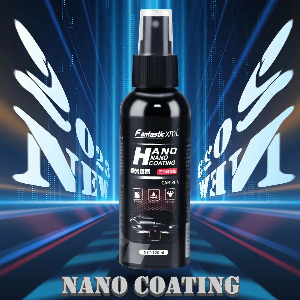 Wosk do ceramicznego powlekania samochodu Środek do pielęgnacji lakieru samochodowego Polerowanie Super hydrofobowy Płynny wodoodporny powłoka nano Spray przeciwporostowy do samochodu