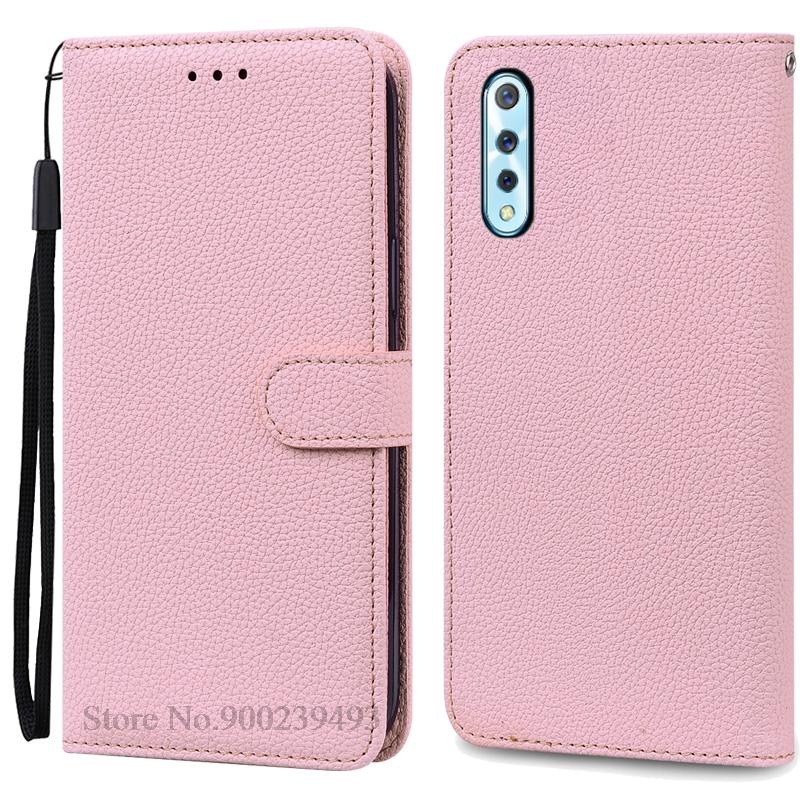 

Чохол для Vivo V17 Neo Шкіряний фліп-чохол-гаманець для Vivo V17 Neo Чохол-книжка для телефону Vivo V17 Neo Coque Fundas For Vivo V17 Neo рожевий