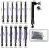 1/4 Inch Hex Shank Ball End Hex Bit with Double-ended Socket Hexagonal Screwdriver Bit