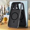 Apple 17Pro Max Carbon Fiber Magnetic Protective Phone Case with Camera Hardware