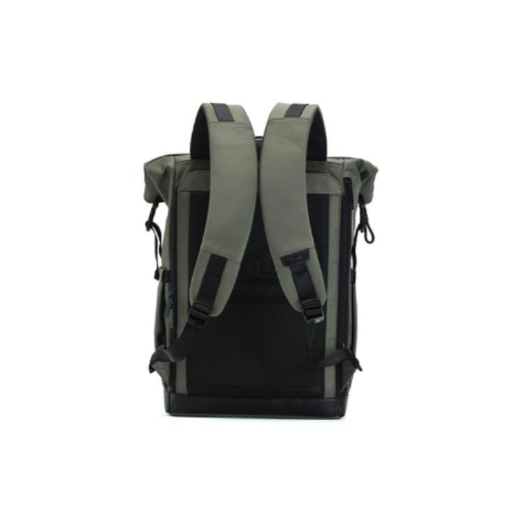 New FILA Fabric Backpack Regular Men's Military Green Gray/Jet Black F13M331106F