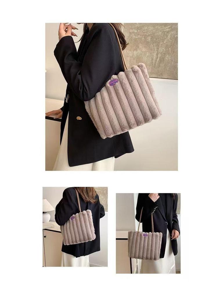 Apresentando a "Bolsa Tote Versátil de Grande Capacidade da Moda Outono/Inverno 2025" - uma bolsa elegante, de ombro único para o viajante moderno.