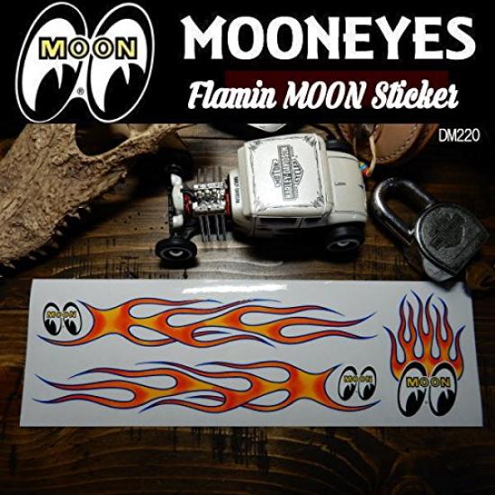Mooneyes MOONEYES Aufkleber Flamin' MOON [DM220]