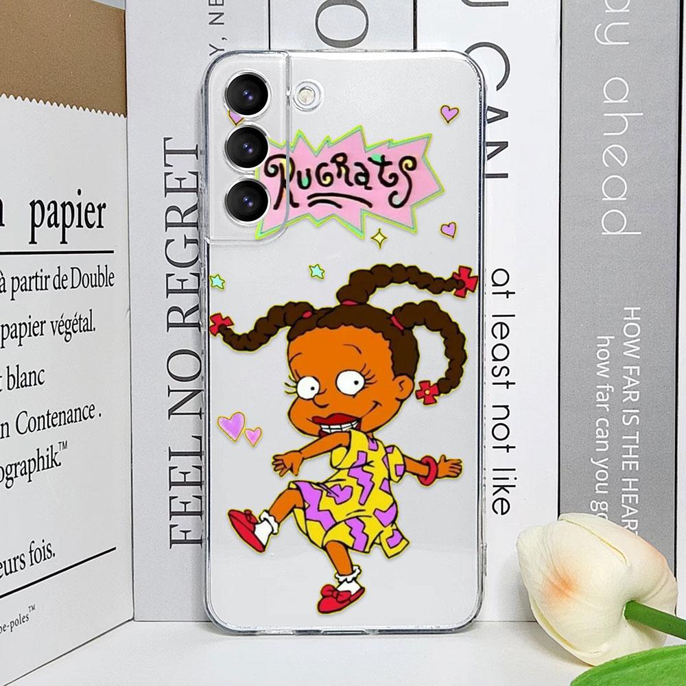 Cartoon Lustig R-Rugrats Handyhülle für Samsung Galaxy S25 S24 S23 Ultra S22 Plus S21 S23 FE Transparent Weiche Hüllen Fundas Coque