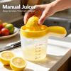 Easy Clean Manual Juicer Portable Lemon Squeezer Manual Tool Juice Separator Making Lemon Juice