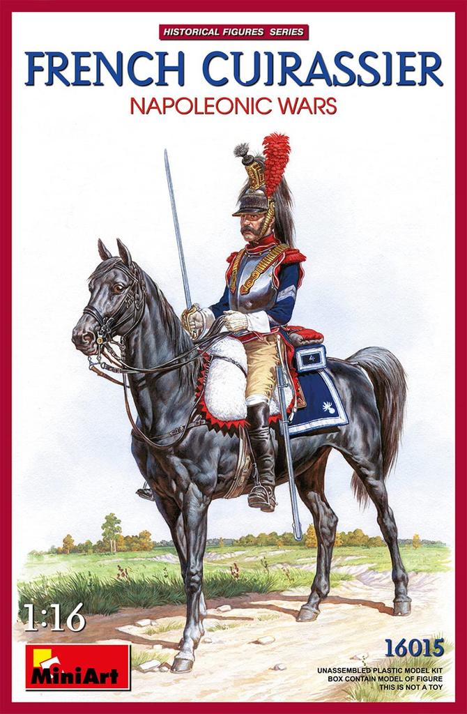 MiniArt French Cavalry Napoleonic Wars Plastic Model 1/16 Troops,