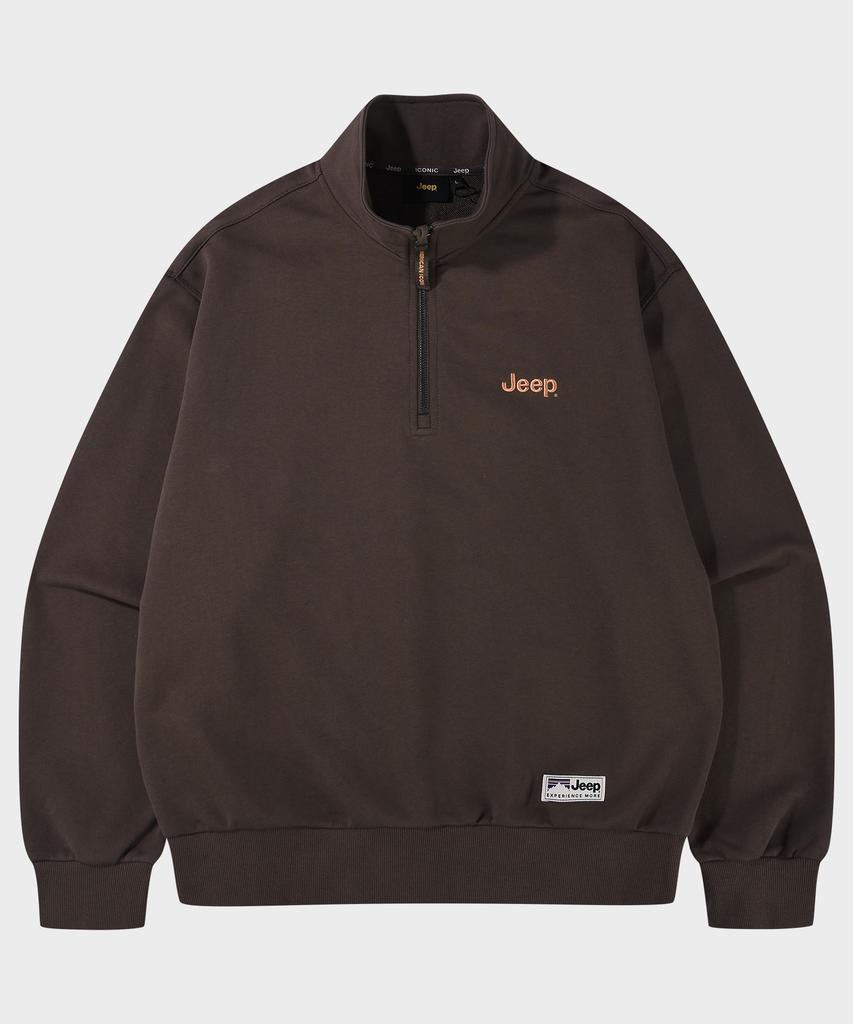 JEEP [360G] M-Logo Half-Zip Sweatshirt (Jr5Tsu838Db)