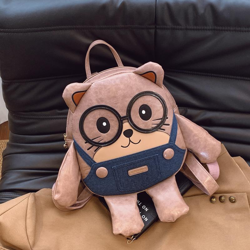 Fashion Luxury Brand Backpacks High Quality Waterproof Women s Handbags Large Capacity Cartoon Bear Women s Shoulder Bag 28cmX10cmX30cm