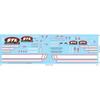 STL Linehaul Kenworth K100 Truck Decals - 1/24 1/25 1/32 1/50 1/87 - Water Decal - Waterslide, 1/24