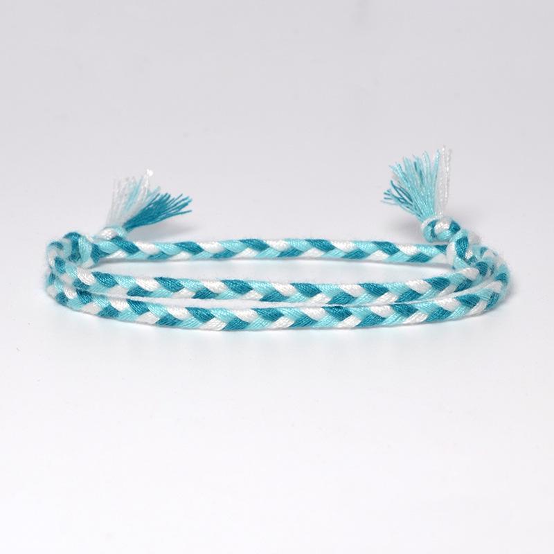 AKK Combed Cotton-Linen Handwoven Bracelet – Versatile, Comfortable, Stylish for Couples and Students