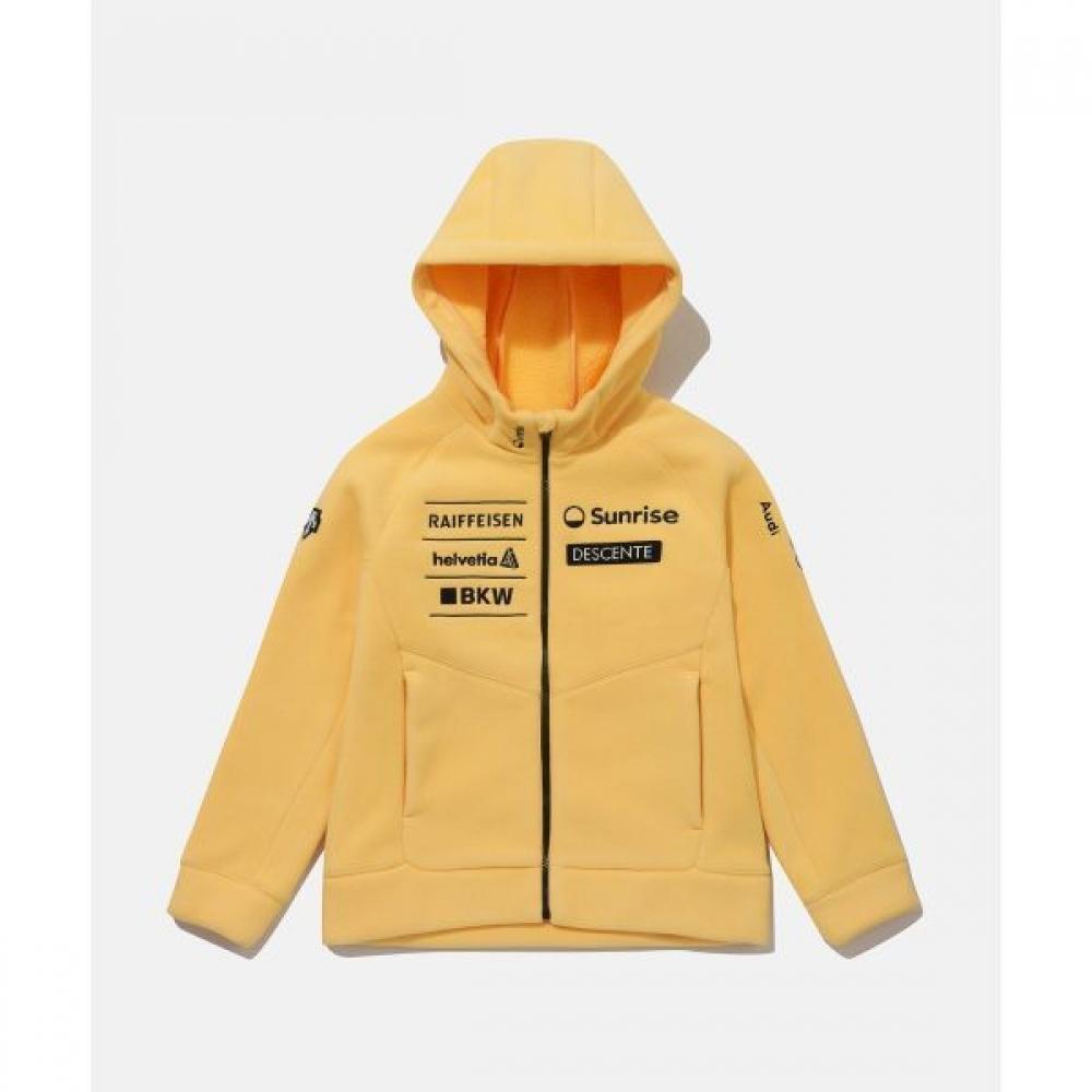

Descente Young Ae Slit Swiss Ski Hooded Bonding Fleece Jacket Yellow YEL0YELLOW/130