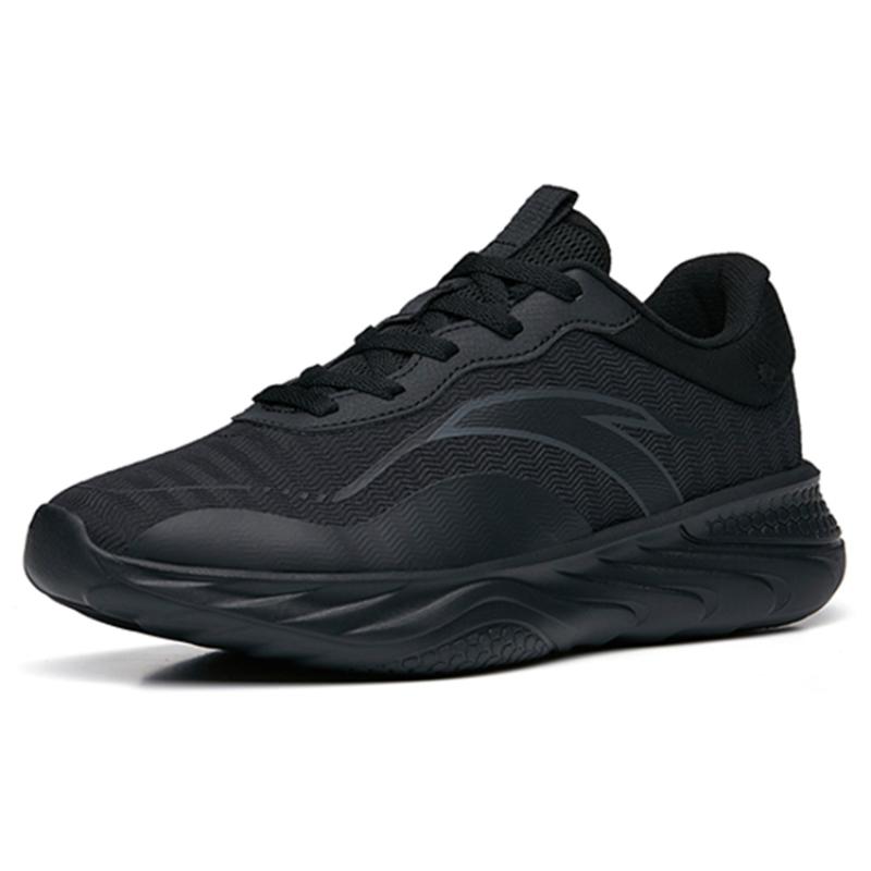 Anta Variety Training Collection Cushioning Lightweight Low-Top Training Shoes Men's Black Sneakers 112247715-2