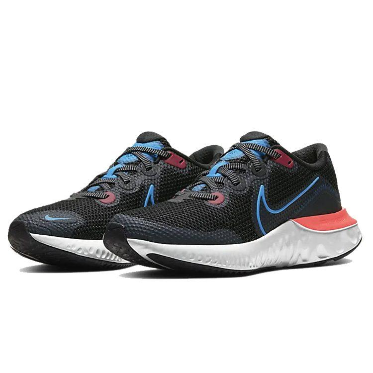 Nike Renew Run Black Laser Blue GS CT1430-090