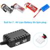 Crazepony 2-in-1 USB Balance Charging Cable with 1A XH-3P Connector Plug for 2S 7.4V LiPo RC Car Boat Rock Crawler FPV Drone Quadcopter