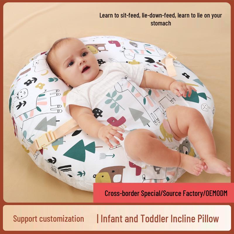 Newborn Anti-Spit-Up Breastfeeding Pillow Cushion for Hands-Free Feeding