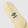 Graphic Wording Cushioning Crew Socks Yellow UR123CSC25
