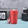 New 316 Stainless Steel Octagonal Double-drink Coffee Cup Double-layer Vacuum Thermos Cup Outdoor Portable Rope Cup