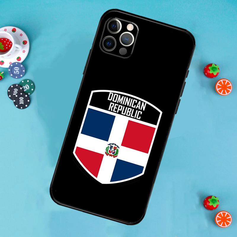 Dominican Republic Flag Phone Case For iPhone 17 Air 14 16 15 11 12 13 Pro Max 12 13 Mini 15 16 Plus 16e Cover Funda