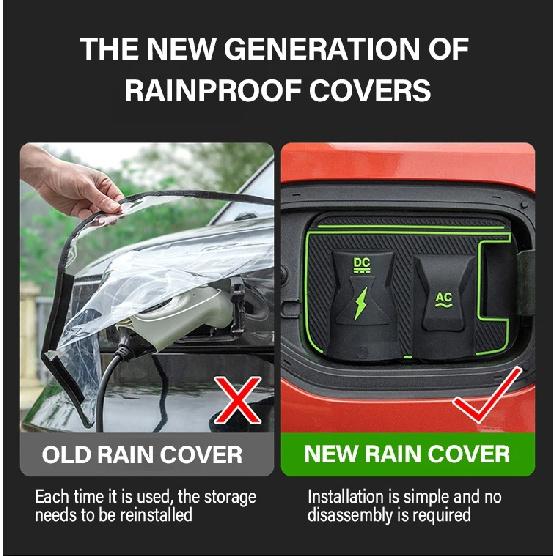 New Energy Car Charg Rain Cover For BYD Seal 05 5 DM i HA6 Accessories 2025~2027 Auto Parts Charging Gun Waterproof Protect Case