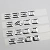 3D ABS Chrome Logo S320 S350 S400 S450 S500 S550 S580 S600 Emblem Letters Car Trunk Badge For Mercedes S W222 W223 Accessories