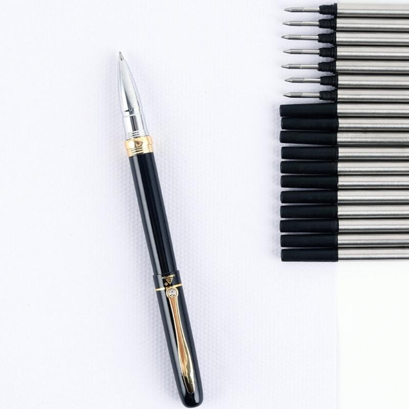 10Pcs Replacement Ballpoint Pen Refills Metal Ballpoint Refill Universal Pen Refills 0.5mm OR 0.7mm For Daily Writing