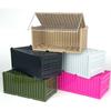 Building Block Display Box Small Particles Suitable For Lego Minifigures Clear Desktop Dust Box Stackable Storage Square Box