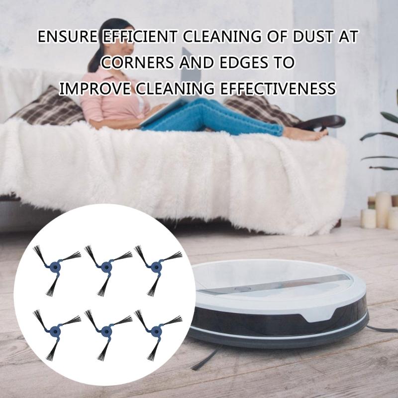 6/8/10Pcs Side Brushes Vacuum Cleaner Part Sweeper Side Brush Cleaner Side Brush for X10 Omni Side Brush Replacement