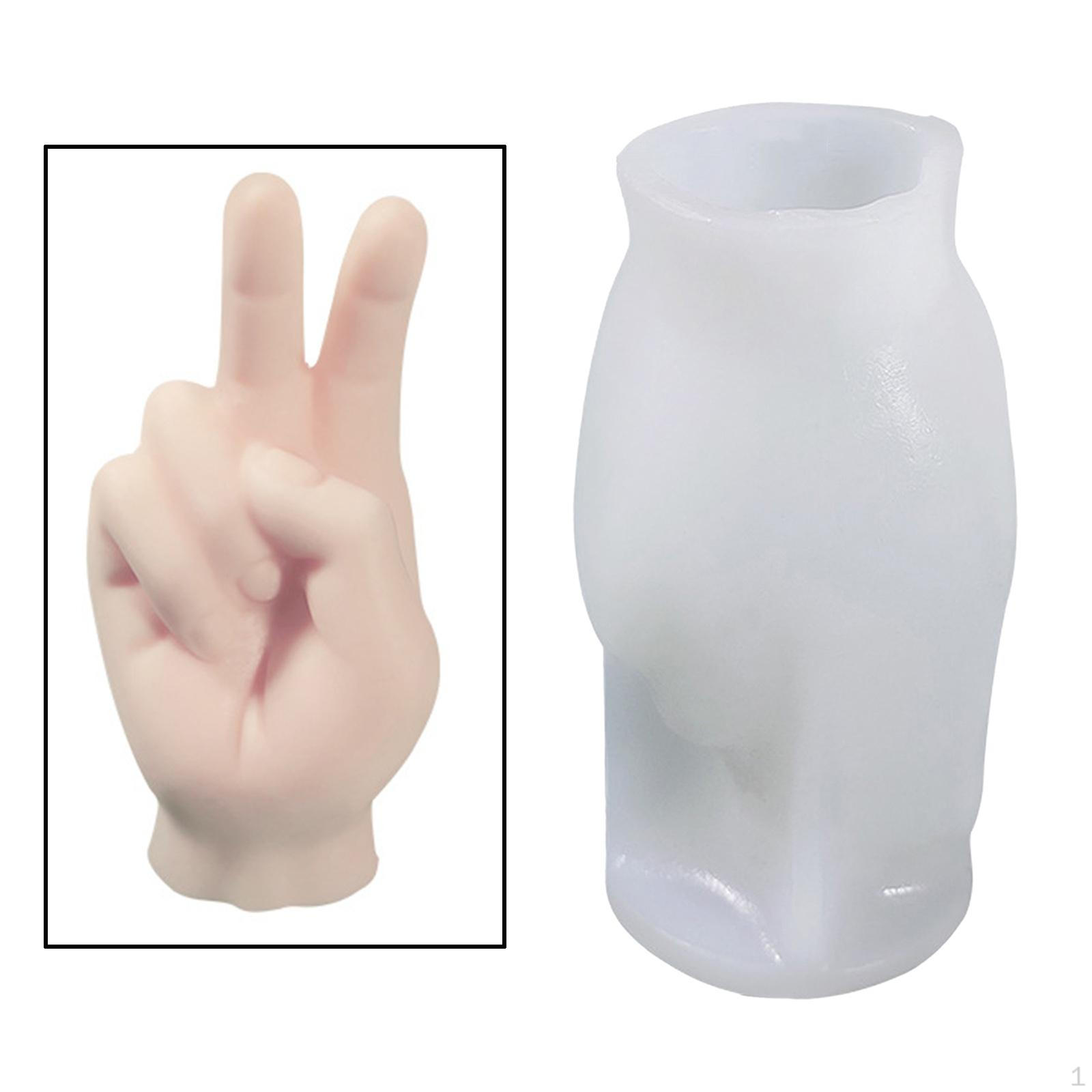 

Жест Силиконовая модель Свеча Изготовление DIY Декор Творческий ручной гипс Эпоксидная смола Style A