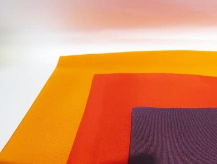 Tea Cloth Shape Pure Silk Vermilion 9 Momme Silk Shasa Utensils/Practice (Shiose) (No. 9)