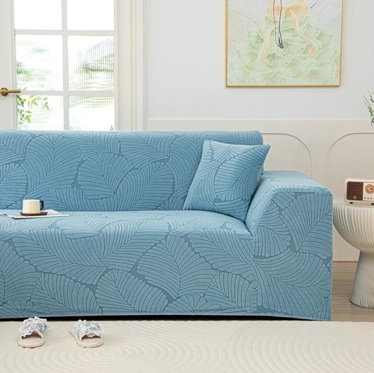 Stretch Thick Plush Jacquard L Shape Sofa Cover Slipcover Couch Protector Living Room Furniture Cover