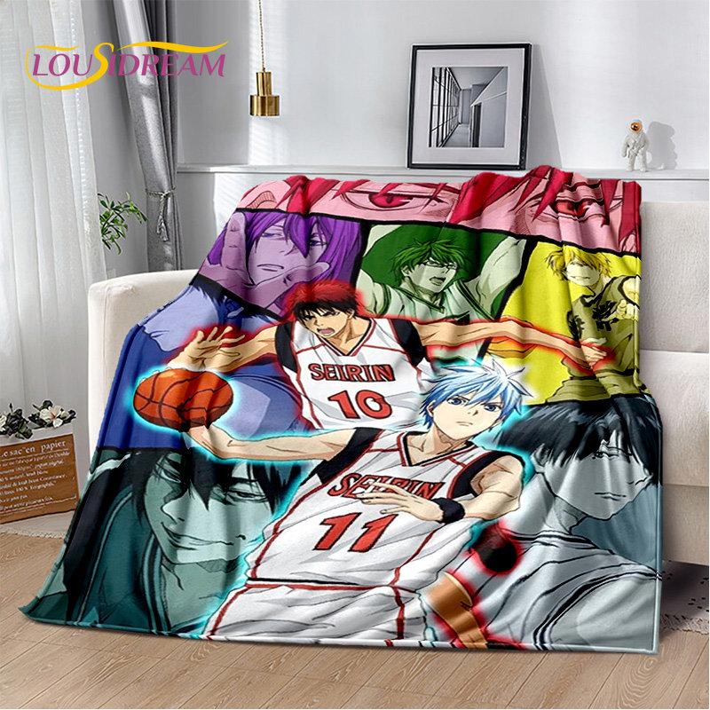 Kuroko's Basketball Anime Cartoon Soft Plush Blanket,Flannel Blanket Throw Blanket for Living Room Bedroom Bed Sofa Picnic Cove