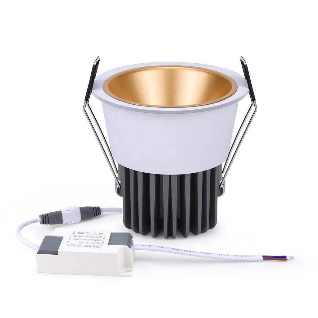 7W 12W COB LED Downlight Aluminium Spotleuchte Einbau Deckenlampe 110V-220V Für Zuhause Wohnzimmer Küche Vitrinenbeleuchtung