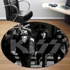 1pc KISS Band Office Round Area Rug, Under Office Chairs Bedroom Living Room Home Decor  A1016305