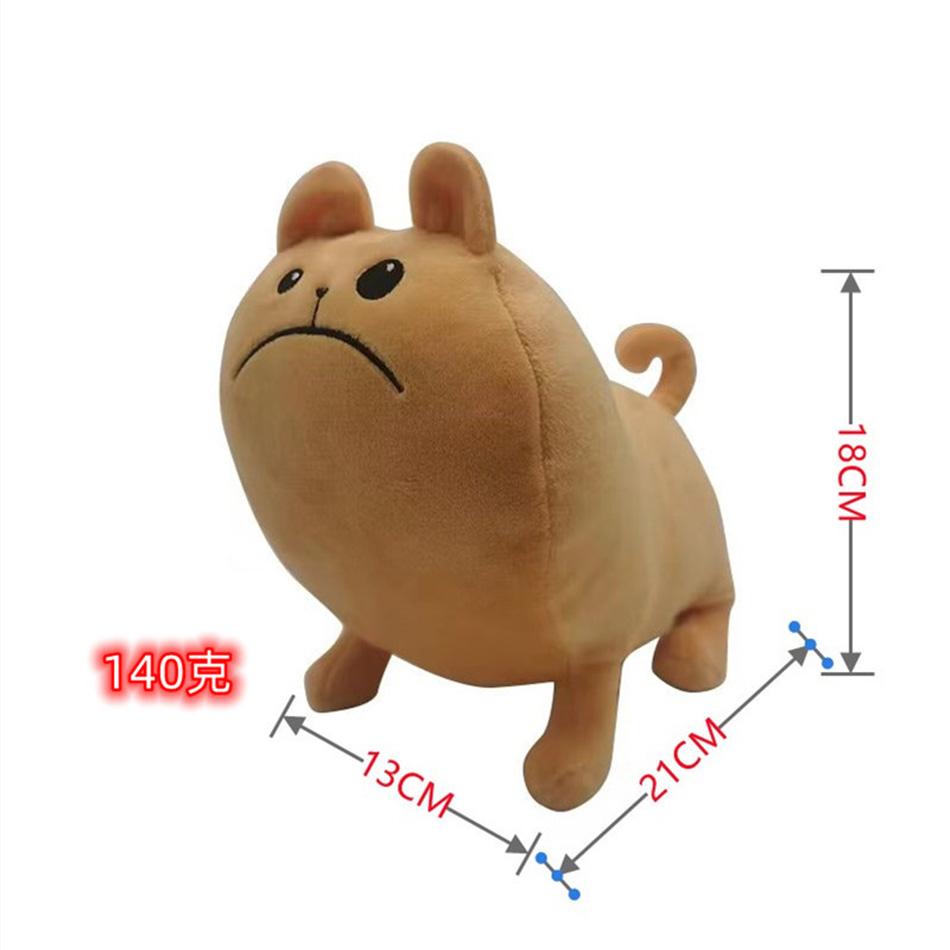 Neues Plüschspielzeug mit Nudeln und Brötchen, Katze und Hund, Plüschpuppen, weich gefüllt, Anime-Katzenspielzeug, Heimdekoration, Puppen als Geburtstagsgeschenk für Kinder