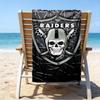 Raiders Football Legacy Bedrucktes Strandtuch, Superweiche Mikrofaser, Perfektes Geschenk Geburtstag, für Pool, Strand, Reisen, für Familie und Freunde