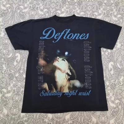 Deftones Saturday Night Wrist Grafik T-Shirt Grunge Band Y2K Streetwear S-4XL