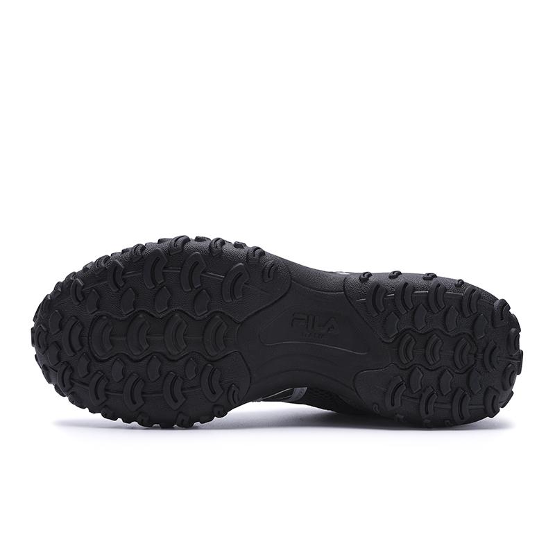 Fila Echappe 2 Ballet Shoes Fashion Trendy Versatile Simple Classic Durable Breathable Low-Top Casual Shoes Men Shoes Black Gray Silver F12M522146FBG
