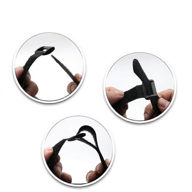 Sign Cable Tie Nylon Wire Strap for Cable Organizing 15Pcs Black Color
