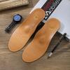 Genuine Leather Orthotic Insoles with Arch Support Breathable Shoe Inserts Plantar Fasciitis Heel Pain Relief Pads for Men Women