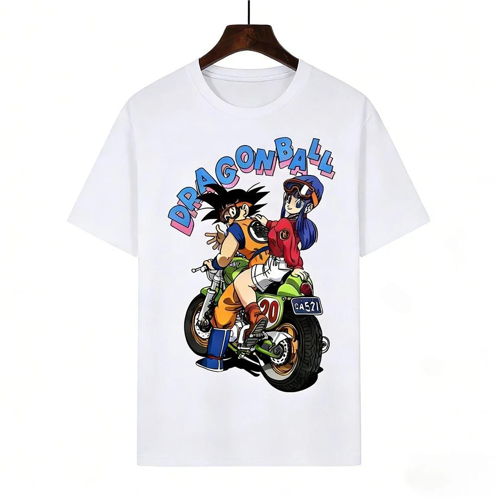 Dragon Ball Goku Anime Print Tops 2026 Summer New T-shirt Unisex Dragon Ball Sports Men and women T-shirt Fashion Streetwear