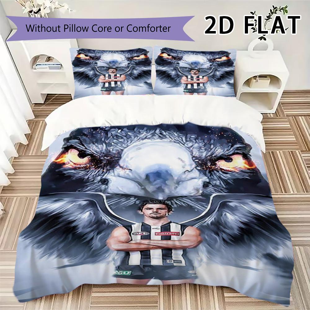 Collingwood Pattern Bedding Uilt Set Uilt Cover Pillowcase Home Decoration Birthday Gift (1 * Duvet Cover + 2 * Pillowcase Without Core)