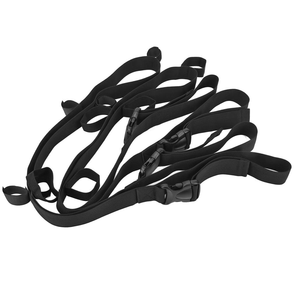 Pacote com 2 Cintas de Nylon para Suporte de Varas de Pesca de Veículo Ajustáveis 55?Suporte para Varas de Pesca de 79 polegadas Porta Varas