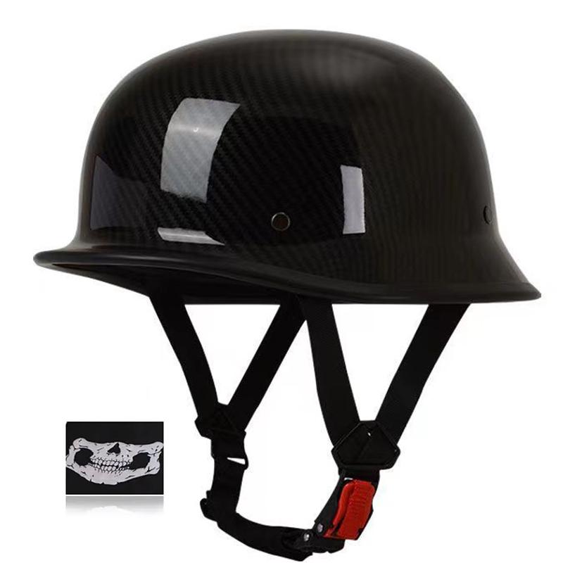 Motorcycle Helmet Retro German Vintage Moto Helmet Half Face Riding Casco Moto Helmet ECE DOT Approved Capacete Moto Equipment