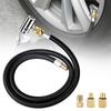 Quick Connect Release Flexible Braided Hose Tire Valve Connection Tube Inflator Compressor Pump Extension Hose For Car