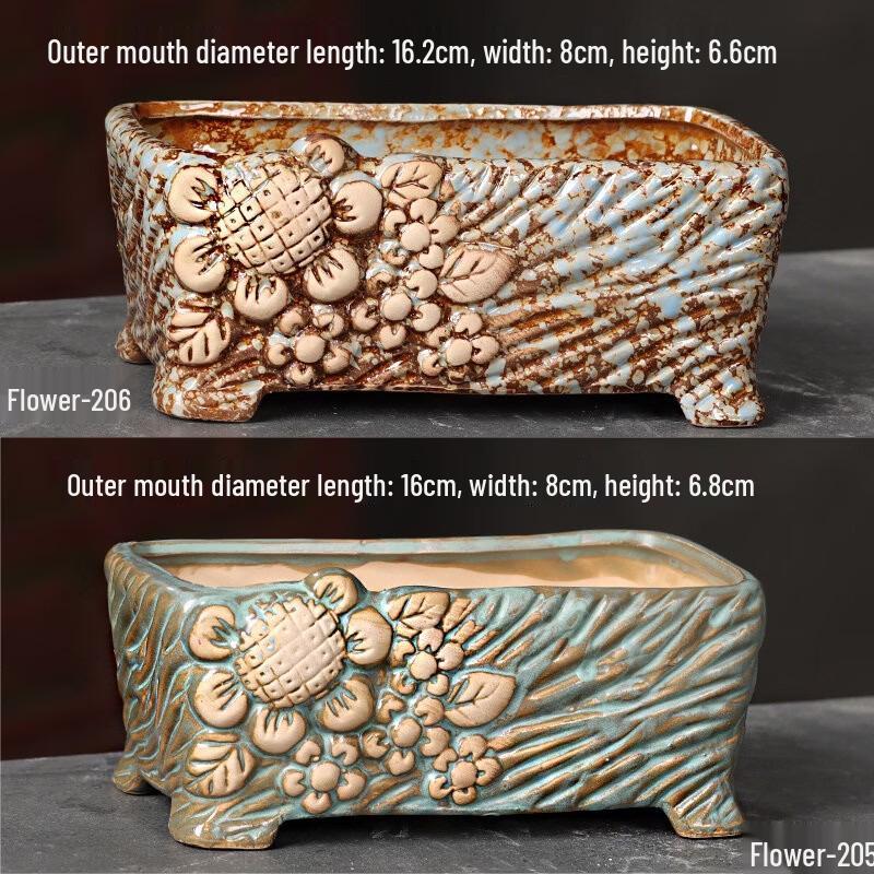 Keramik-Sukkulententopf mit großem Kaliber