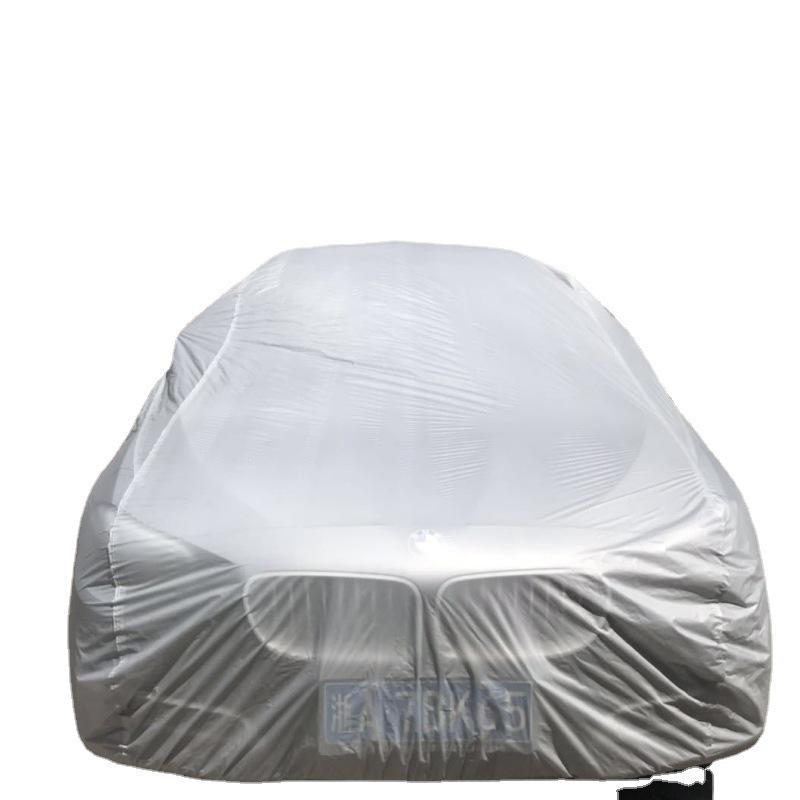 PEVA Single Layer Rainproof Car Cover - Sun Shade & Protection, Universal Fit, Customizable Logo