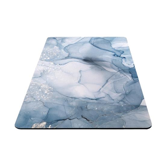 Marble Print Bathroom Rug Diatomaceous Earth Absorbent Entrance Rug Non Slip Door Mat Marbling Floor Mat