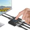 8K30hx  Switcher Bi Directional 3 Port DP1.4 To Multiple Screens Adapter Video Splitter